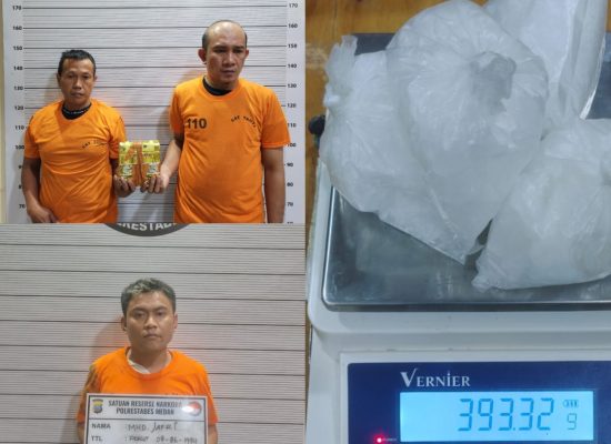 Satres Narkoba Polrestabes Medan Tangkap Pengedar Sabu