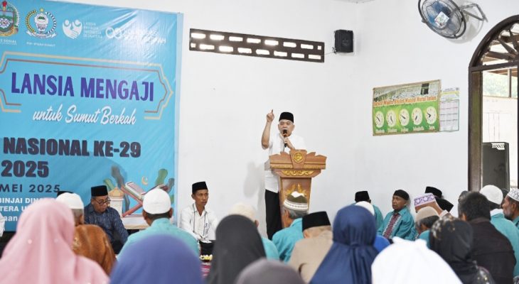 Pemprov Sumut Gelar Lansia Mengaji Untuk Sumut Berkah