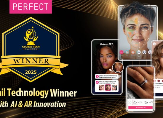 Perfect Corp. Semakin Bersinar dengan Meraih Penghargaan Bergengsi dari Global Tech Award 2025 dan CEW Achiever Award 2025