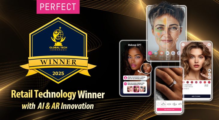 Perfect Corp. Semakin Bersinar dengan Meraih Penghargaan Bergengsi dari Global Tech Award 2025 dan CEW Achiever Award 2025