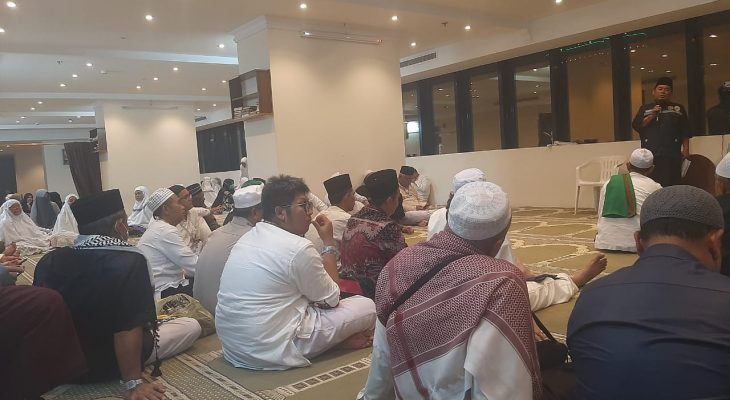 Dalam Rangka Sukseskan Ibadah Haji, Ketua Kloter 09 KNO Sosialisasikan Skema Armuzna