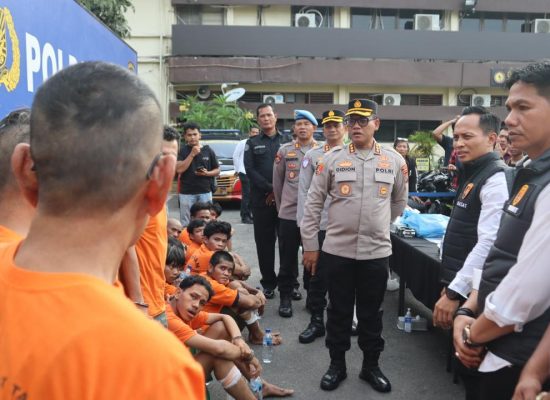 Polrestabes Medan Ungkap Kasus Kejahatan 3C di 14 TKP dan satu kasus Pembunuhan, 20  Tersangka yang Ditangkap