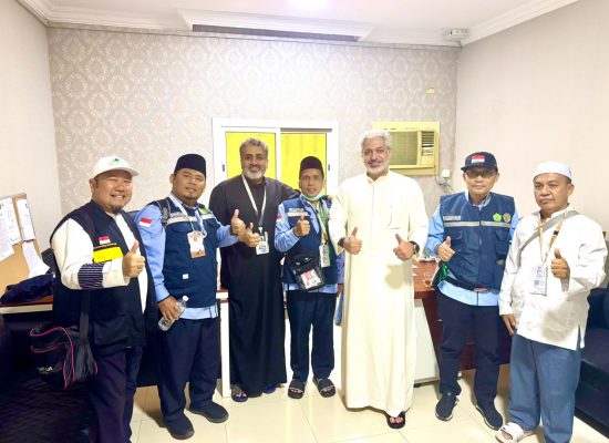 Ketua Kloter 09 KNO Audiensi ke Syarikah Rifaad Jelang Puncak Haji