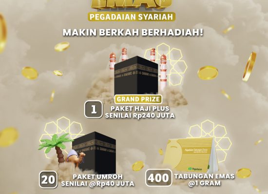 Apresiasi Nasabah, Pegadaian Kembali Hadirkan Program Badai Emas 2025