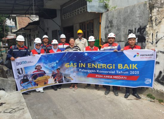 Dukung Usaha Kuliner Lokal, PGN Salurkan Gas Bumi ke Toko Bika Ambon Nikmat ‘twins’ di Medan