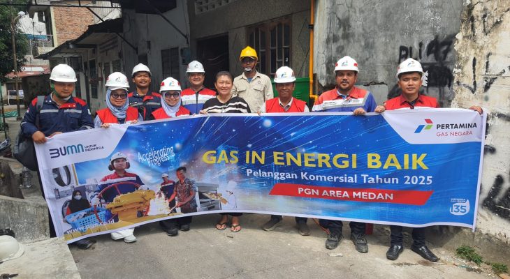Dukung Usaha Kuliner Lokal, PGN Salurkan Gas Bumi ke Toko Bika Ambon Nikmat ‘twins’ di Medan