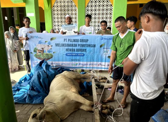 Idul Adha 1446 H, Pelindo Regional 1 Melalui PPDI Salurkan Bantuan Hewan Qurban