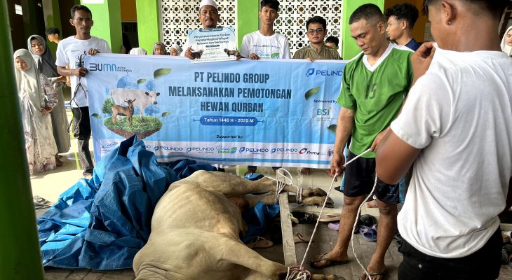 Idul Adha 1446 H, Pelindo Regional 1 Melalui PPDI Salurkan Bantuan Hewan Qurban
