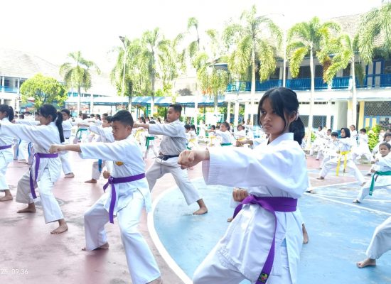 Semangat Membara di Tengah Panas Medan: Ratusan Karateka Kei Shin Kan Ikuti Ujian Kenaikan Tingkat