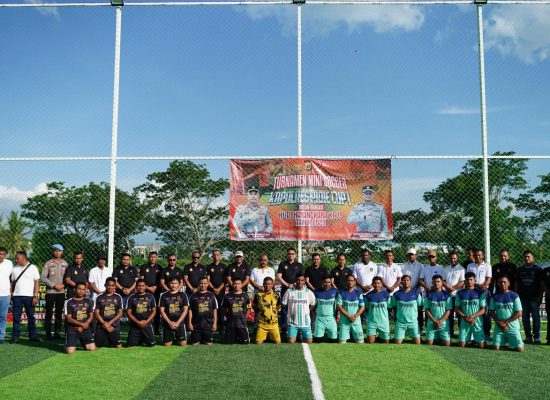Semarak Hut Bhayangkara Ke-79, Turnamen Mini Soccer “Kapolres Pidie Cup I” Resmi Dibuka