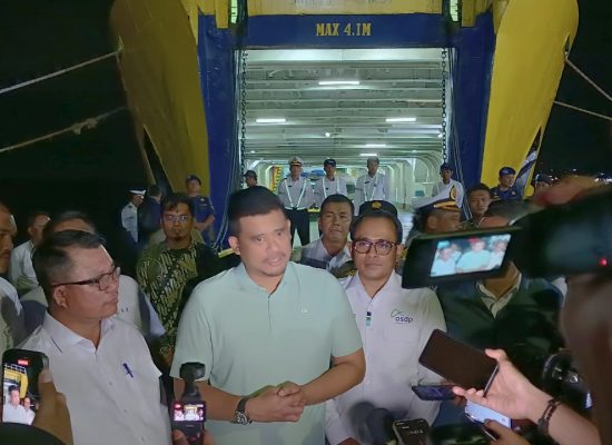 Komitmen Berantas Pungli di Pelabuhan , Pelindo Regional 1 Gunungsitoli Dukung Penuh Operasional KMP Jatra II