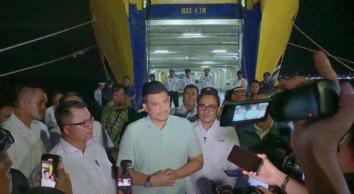 Komitmen Berantas Pungli di Pelabuhan , Pelindo Regional 1 Gunungsitoli Dukung Penuh Operasional KMP Jatra II