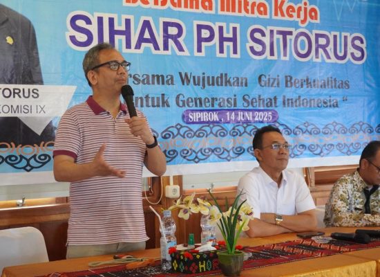 Sosialisasi Bersama BGN di Sipirok, Sihar: Program MBG Investasi Masa Depan, Bukan Sekedar Makan