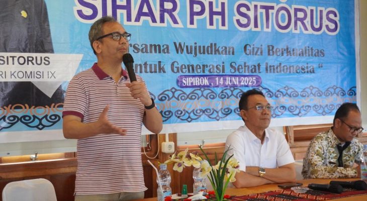 Sosialisasi Bersama BGN di Sipirok, Sihar: Program MBG Investasi Masa Depan, Bukan Sekedar Makan