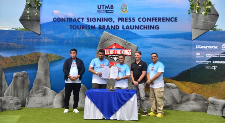 Gubernur Bobby Tandatangani Kerjasama Strategis, UTMB® Pilih Danau Toba Jadi Tuan Rumah Trail Run Dunia