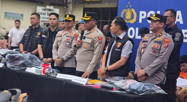 Unit Resmob Sat Reskrim  Polrestabes Medan Tembak 7 Maling Motor karena Melawan saat Ditangkap