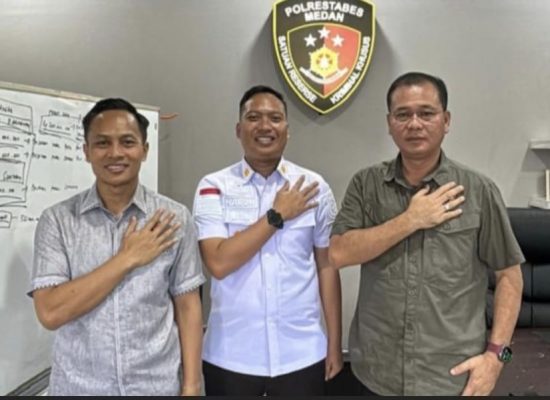 Ka.Kpr Rutan Kelas I Medan Audiensi Dengan APH Pilsek Helvetia