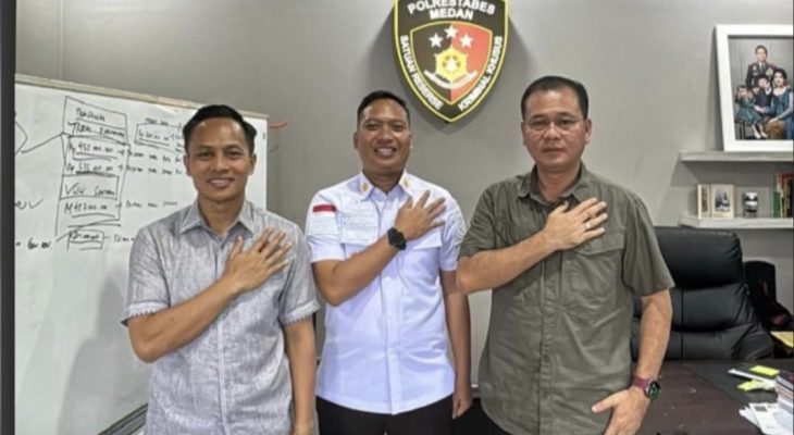 Ka.Kpr Rutan Kelas I Medan Audiensi Dengan APH Pilsek Helvetia