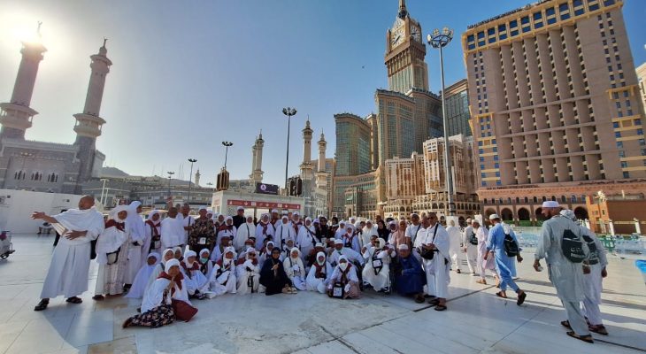 Jelang Kepulangan, Jemaah Haji Kloter 10 Asal Madina Laksanakan Tawaf Wada’