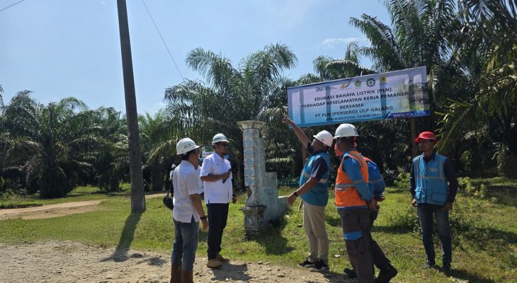 PLN Hadir untuk Rakyat melalui Edukasi Bahaya Listrik Saat Panen Sawit