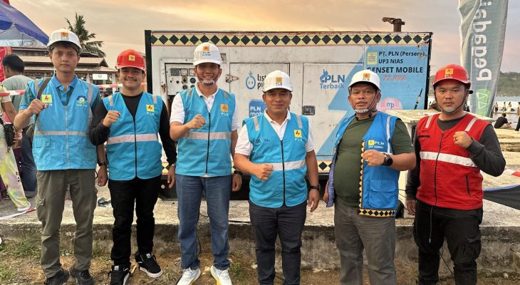 PLN UP3 Nias Berhasil Amankan Kelistrikan hingga Puncak Acara Nias Pro 2025