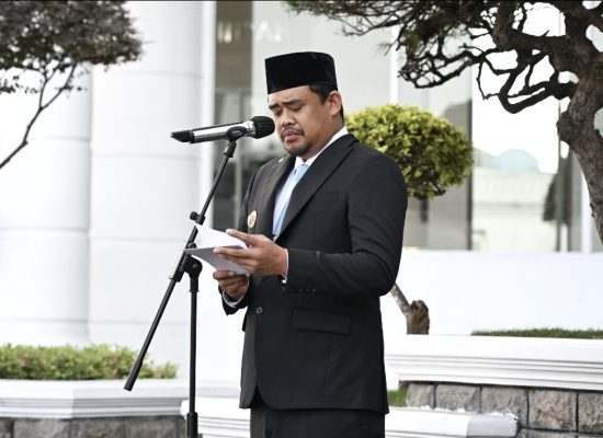 Gubsu Bobby Nasution Pimpin Upacara Peringatan Harla Pancasila