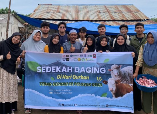 GRAS dan Laznas Nurul Hayat Medan Berkolaborasi dengan 13 Komunitas Dalam Penyaluran Sedekah Daging Qurban di Pelosok Desa Kecamatan Labuhan Deli