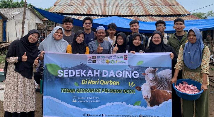 GRAS dan Laznas Nurul Hayat Medan Berkolaborasi dengan 13 Komunitas Dalam Penyaluran Sedekah Daging Qurban di Pelosok Desa Kecamatan Labuhan Deli