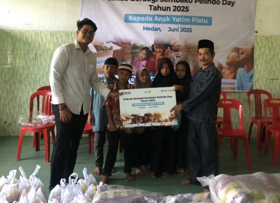 Peringati Pelindo Day 2025, Pelindo Berbagi Sembako Kepada Anak Yatim