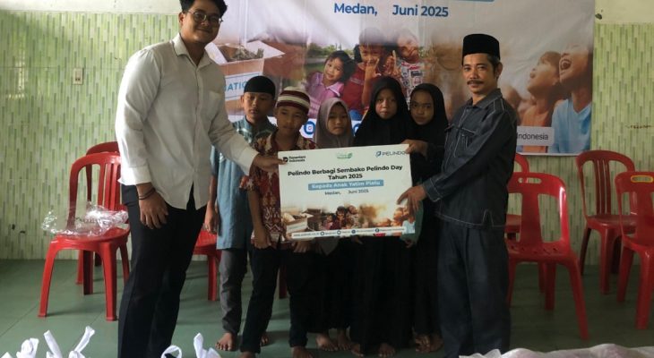Peringati Pelindo Day 2025, Pelindo Berbagi Sembako Kepada Anak Yatim