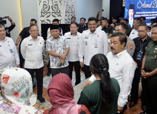 Bobby Nasution Bersama Menteri Imipas Launching Autogate, Percepat Layanan Keimigrasian di Bandara Kualanamu