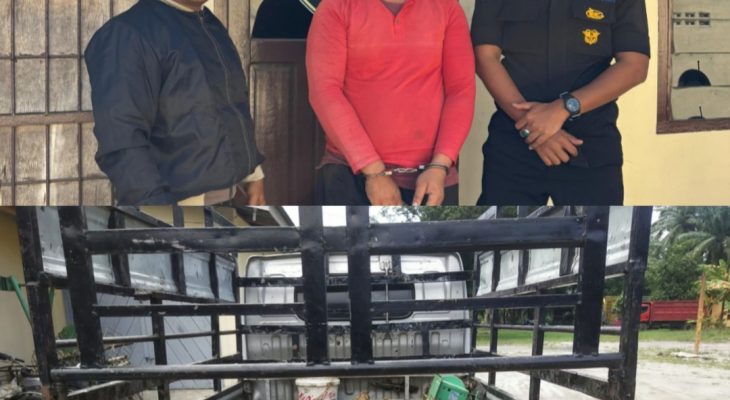 KAI Divre I Sumut Tangkap Pelaku Pencurian Ballast Stopper di Petak Jalan Stasiun Teluk Dalam – Stasiun Pulu Raja