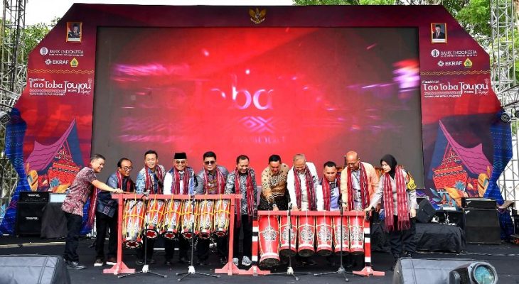 Bank Sumut Dorong Ekonomi Kreatif di Festival Tao Toba Jou Jou 2025, Gandeng 200 UMKM Lokal