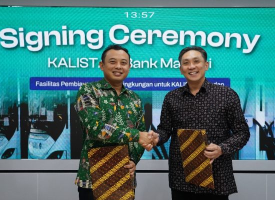 Bank Mandiri Fasilitasi Pembiayaan Ramah Lingkungan Rp 210 Miliar untuk KALISTA di Medan