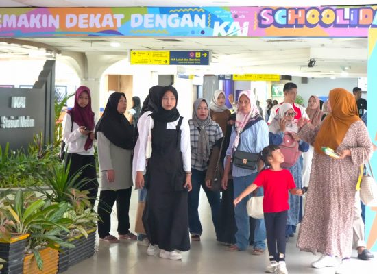 Penumpang KA di Sumut Meningkat 8 Persen di Akhir Libur Sekolah