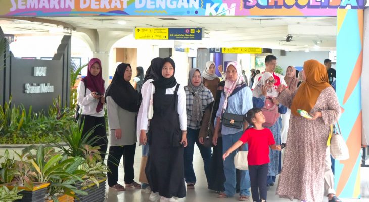 Penumpang KA di Sumut Meningkat 8 Persen di Akhir Libur Sekolah