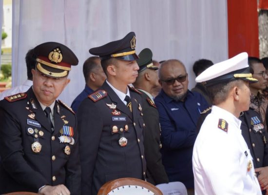 Perkuat Sinergi, Karutan Medan Hadiri Upacara Dan Syukuran Hari Bhayangkara KE-79 Di Mapolda Sumut