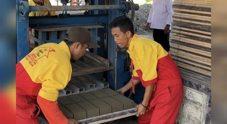 200 Ribu Paving Blok Buatan Warga Binaan Rutan Kelas I Medan Kembali Terjual