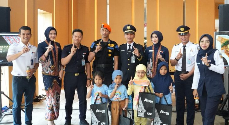 KAI Sumut Ajak Anak-anak Kenali Profesi Perkeretaapian, Isi Libur Sekolah