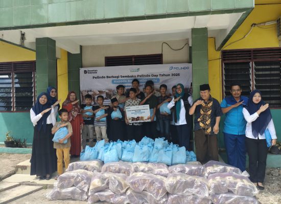 Pelindo Regional 1 Belawan Salurkan 500 Paket Sembako ke Panti Asuhan