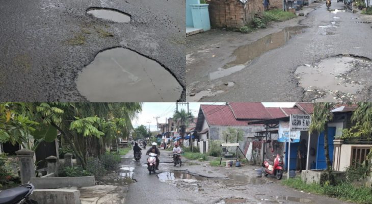 Janji Manis Bupati Cuma Omong Kosong? Jalan Rusak di Sei Rotan Telantarkan Warga, Korban Terus Berjatuhan!