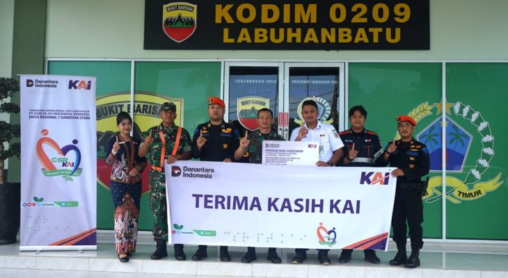 KAI Divre I Sumut Salurkan Bantuan TJSL Senilai Rp267 Juta Selama 3 Hari