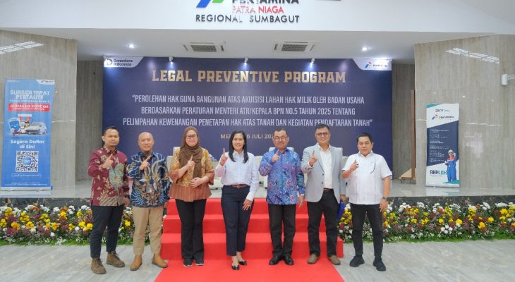 Pertamina Patra Niaga Regional Sumbagut Selenggarakan Legal Preventive Program Bersama Kementerian ATR/BPN