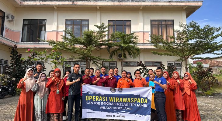 Awasi Ketat Keberadaan Orang Asing, Imigrasi Jambi Gelar Operasi Wira Waspada 2025