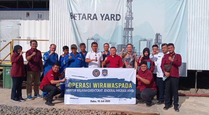 Kegiatan Pelaksanaan Operasi Serentak “WIRAWASPADA” Tahun 2025 Kanwil Ditjen Imigrasi Jambi Bersama Seluruh UPT Imigrasi Di Provinsi Jambi