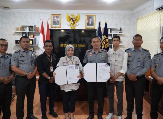 Rutan Kelas I Medan Raih Sertifikat Halal BPJPH untuk Dapur Sehat dan Produk Tempe Warga Binaan