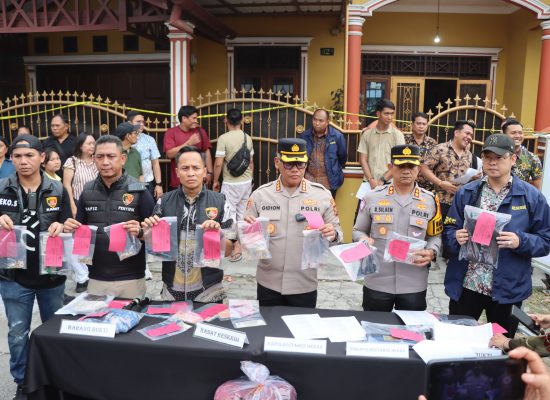 Tim Reskrim Polrestabes Medan Ungkap Kasus Pembunuhan Sadis Lansia di Medan
