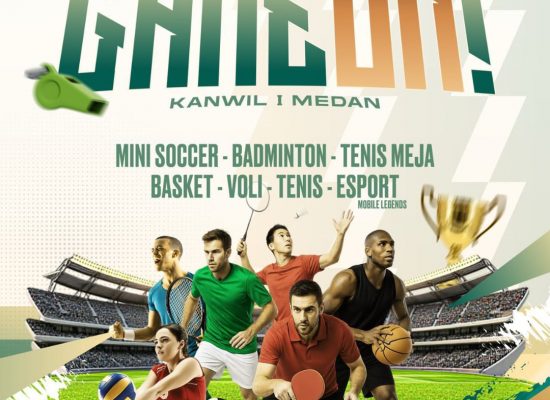 GAME ON! PORWIL Kanwil I Medan Siap Digelar, Meriahkan Semangat Sportivitas dan Kolaborasi