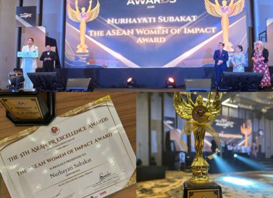 Nurhayati Subakat Terima ASEAN Women of Impact Award 2025 atas Kontribusinya dalam Inclusive Branding di Industri Kecantikan ASEAN