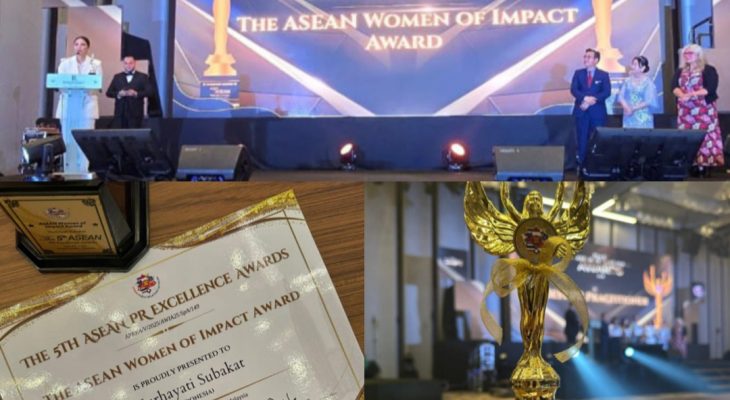 Nurhayati Subakat Terima ASEAN Women of Impact Award 2025 atas Kontribusinya dalam Inclusive Branding di Industri Kecantikan ASEAN